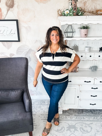 Hope Floats Quarter Zip Sweater