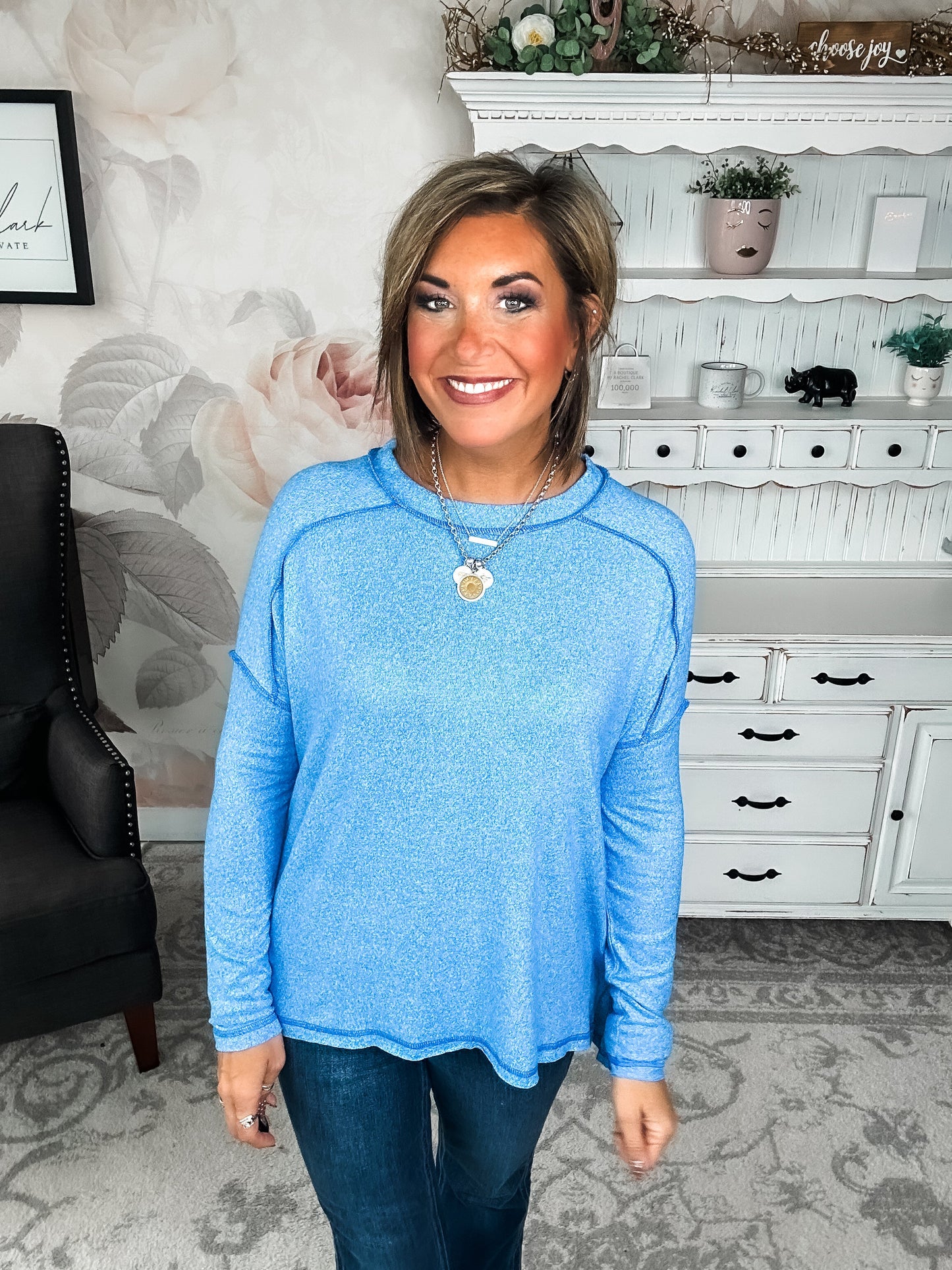 Midnight Mover Pullover - Ocean Blue