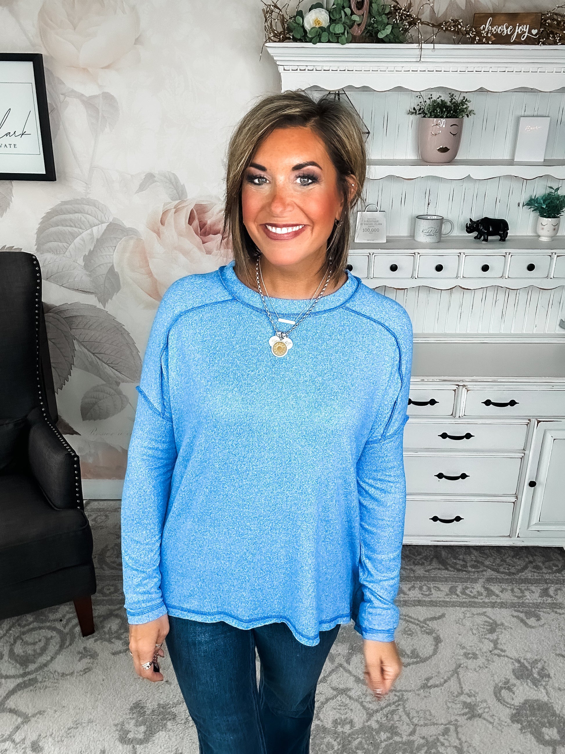 Midnight Mover Pullover - Ocean Blue