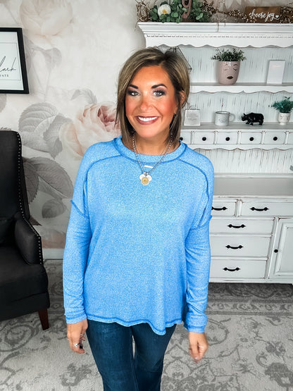 Midnight Mover Pullover - Ocean Blue