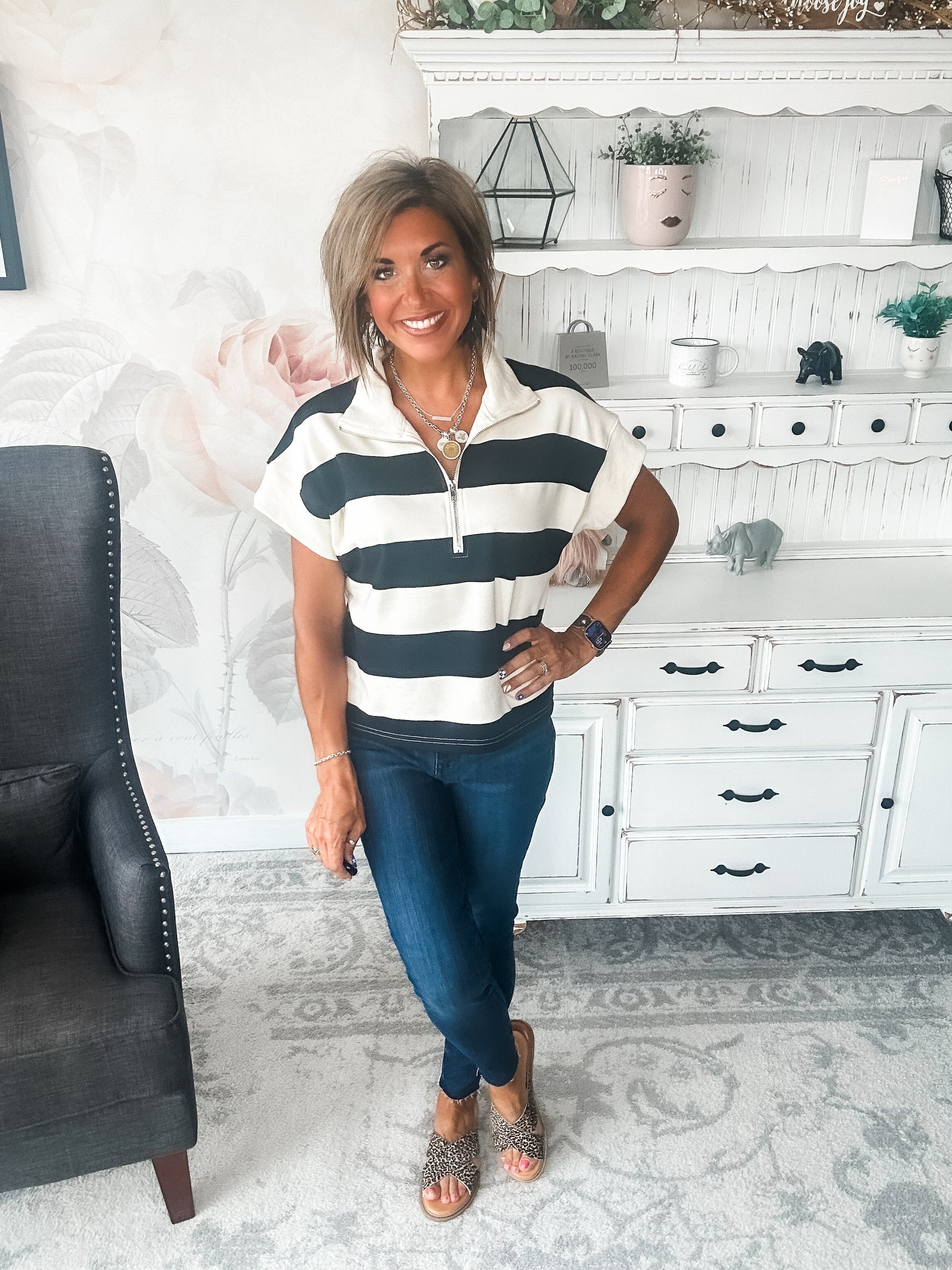Hope Floats Quarter Zip Sweater