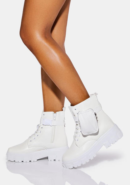 Angel Suit Yourself Winged Ankle Boots