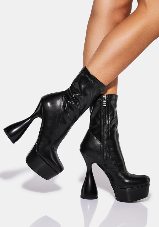 Apollo Chunky Platform Ankle Boots