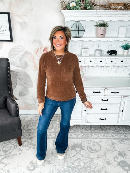 Moonlight Mixer Sweater - Brown