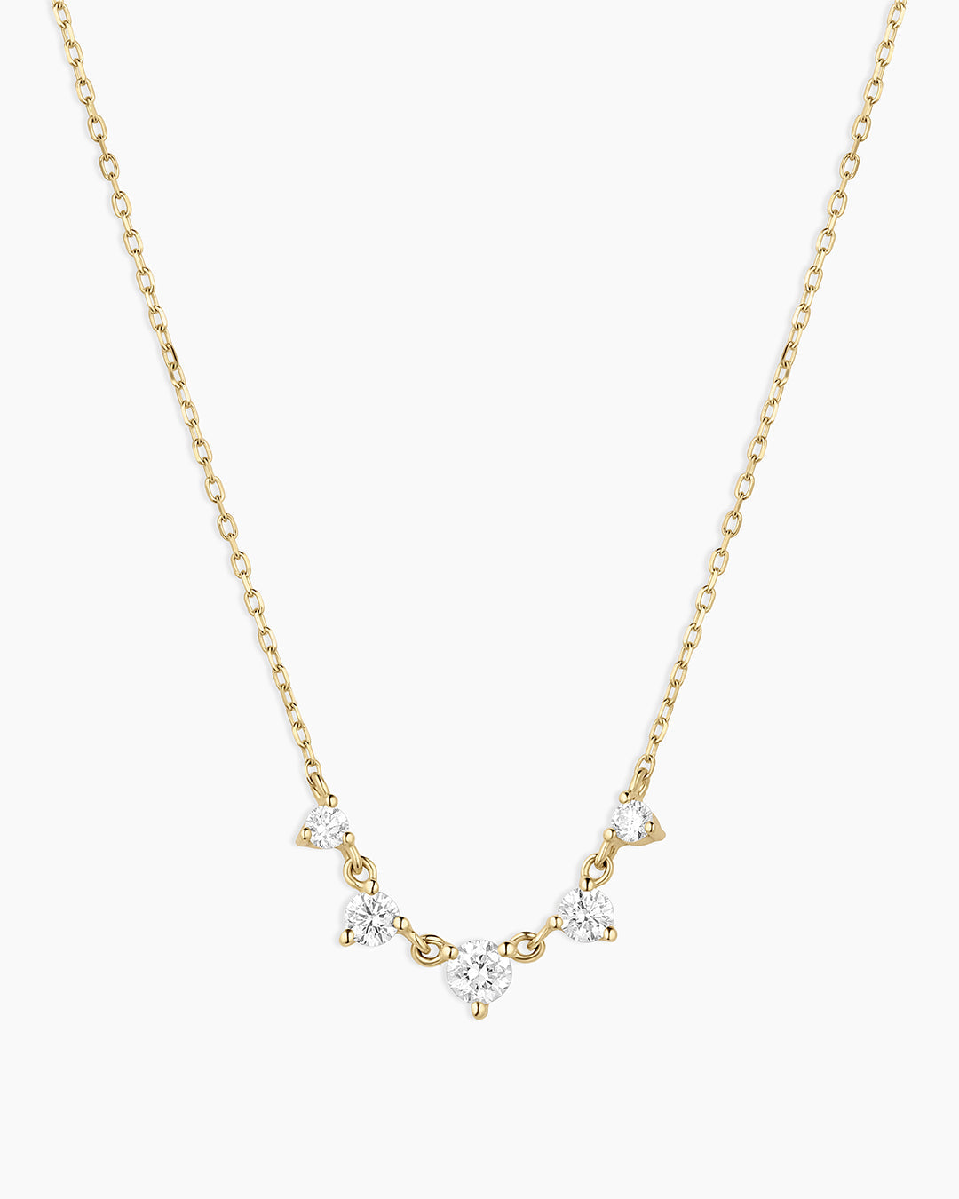 14K Elle Diamond Row Necklace