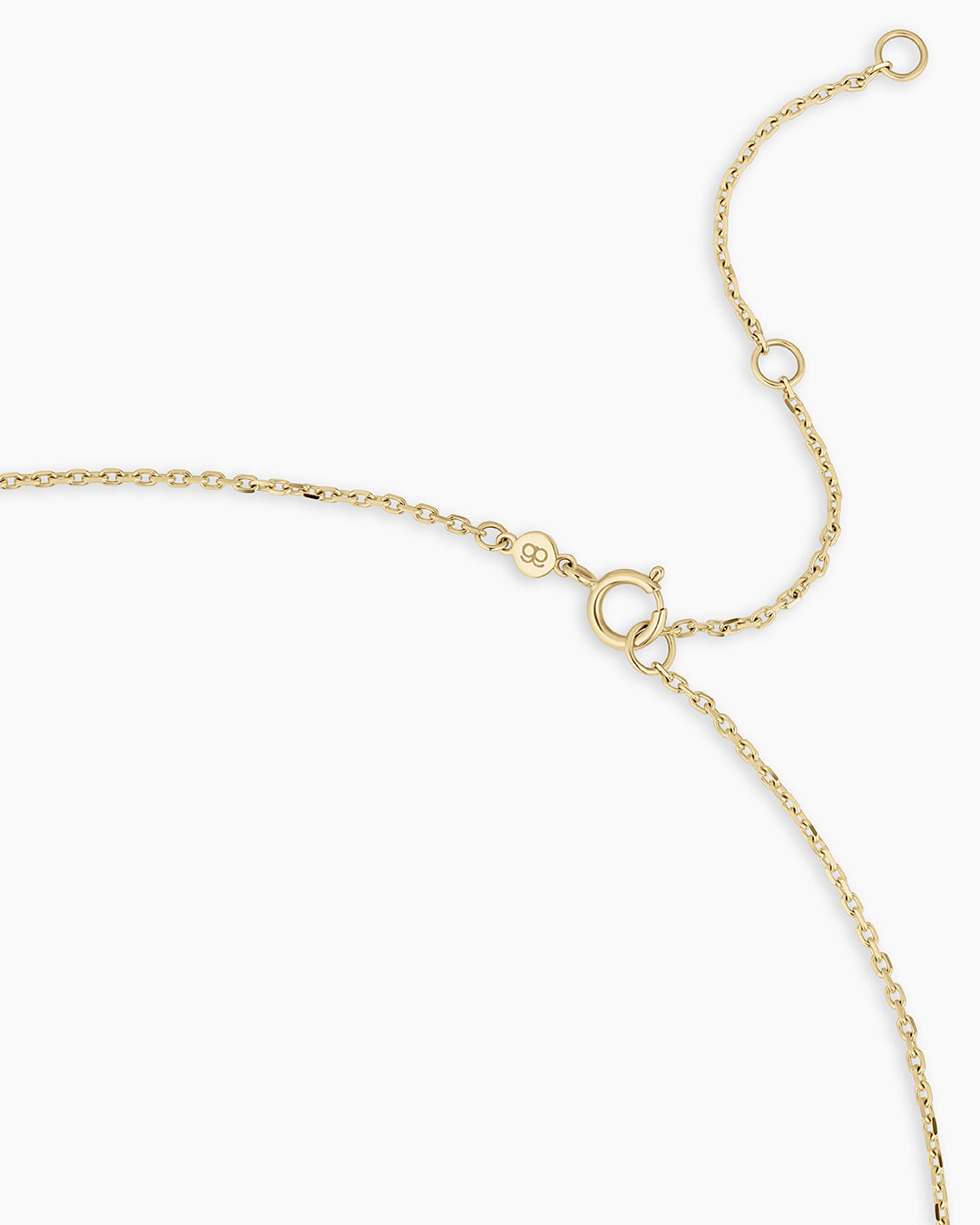 14K Diamond Vintage Alphabet Charm Necklace