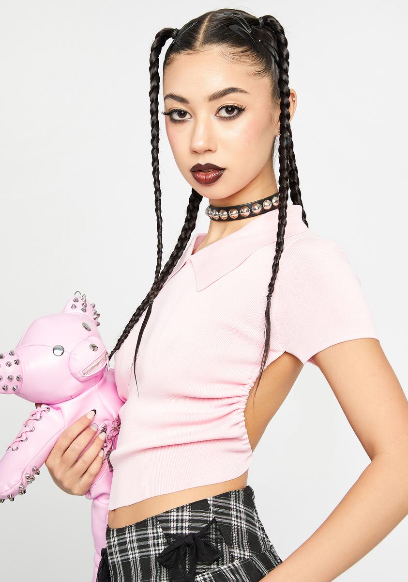 Amaze Me Open Back Crop Top