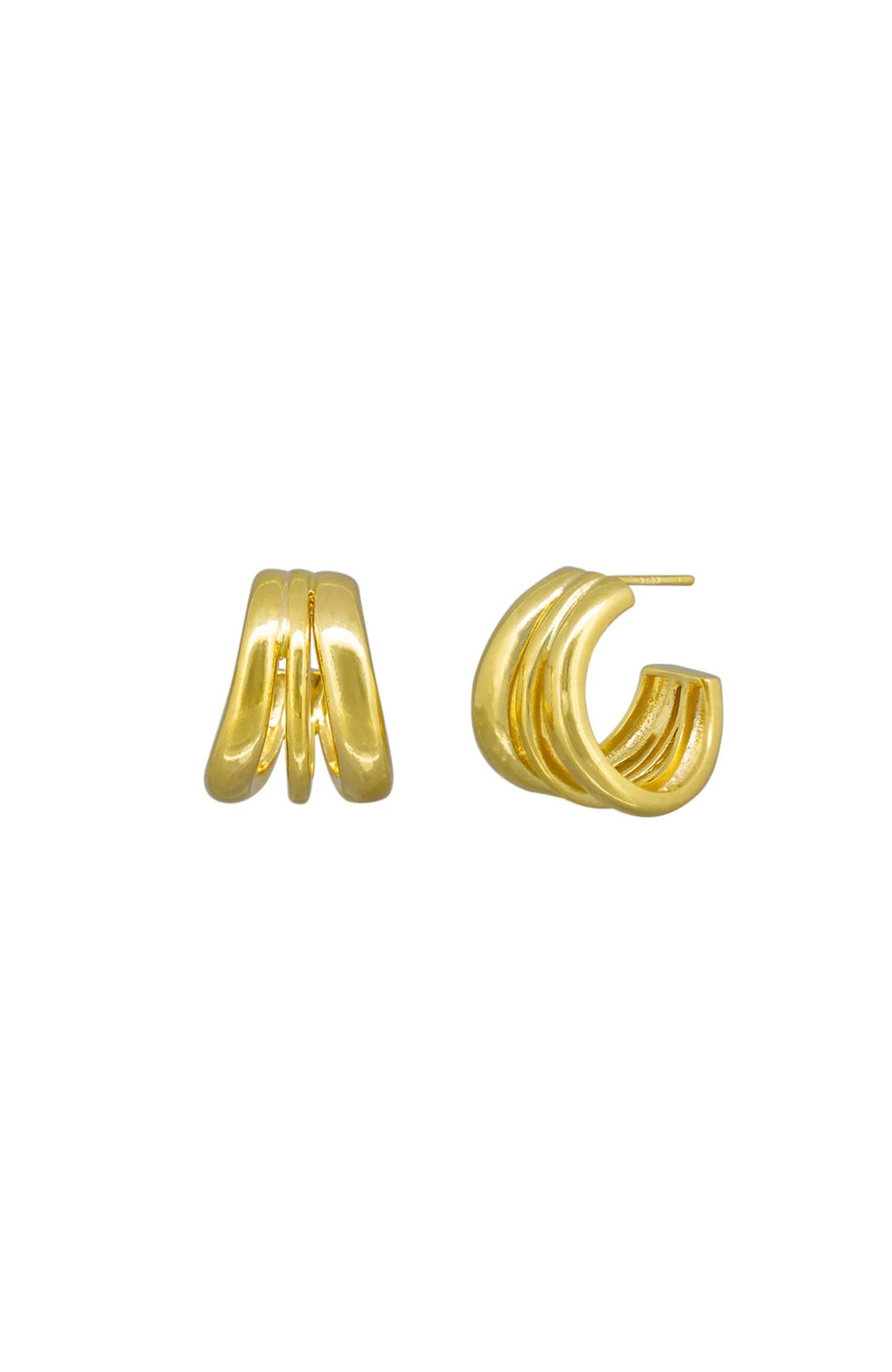 Ashy Hoops Gold