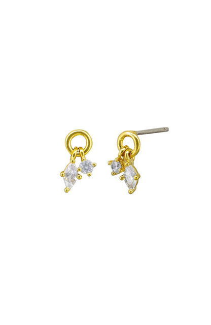 Avery Studs Gold