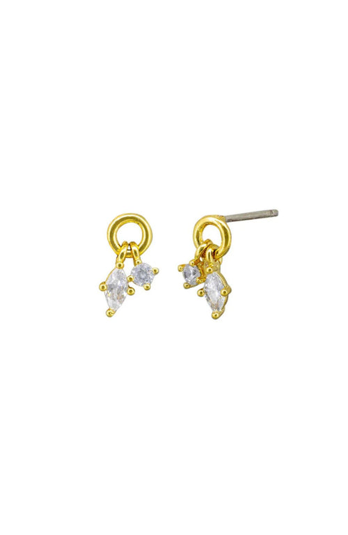 Avery Studs Gold