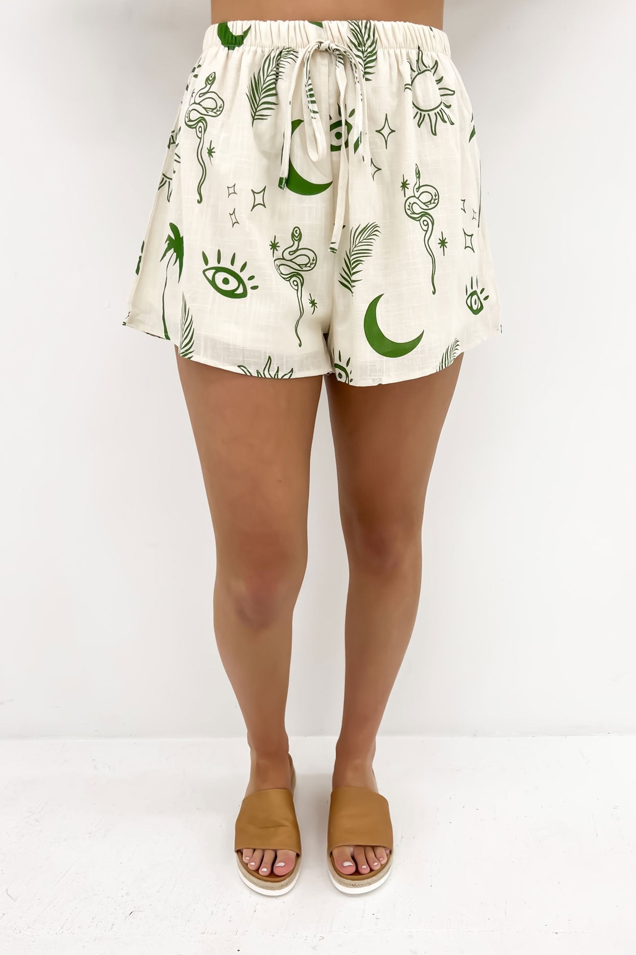 Aphaea Short Set Beige Green