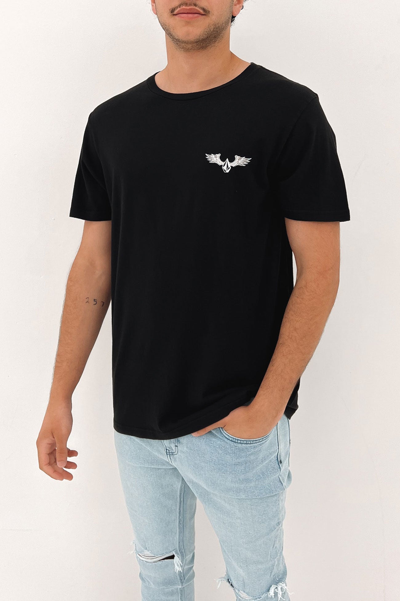 Archer Short Sleeve Tee Black