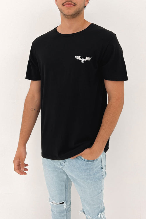 Archer Short Sleeve Tee Black
