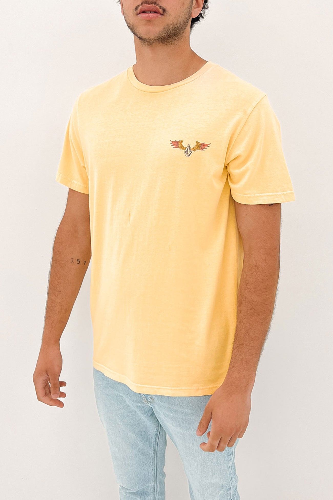 Archer Short Sleeve Tee Yellow