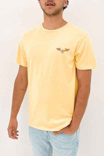 Archer Short Sleeve Tee Yellow