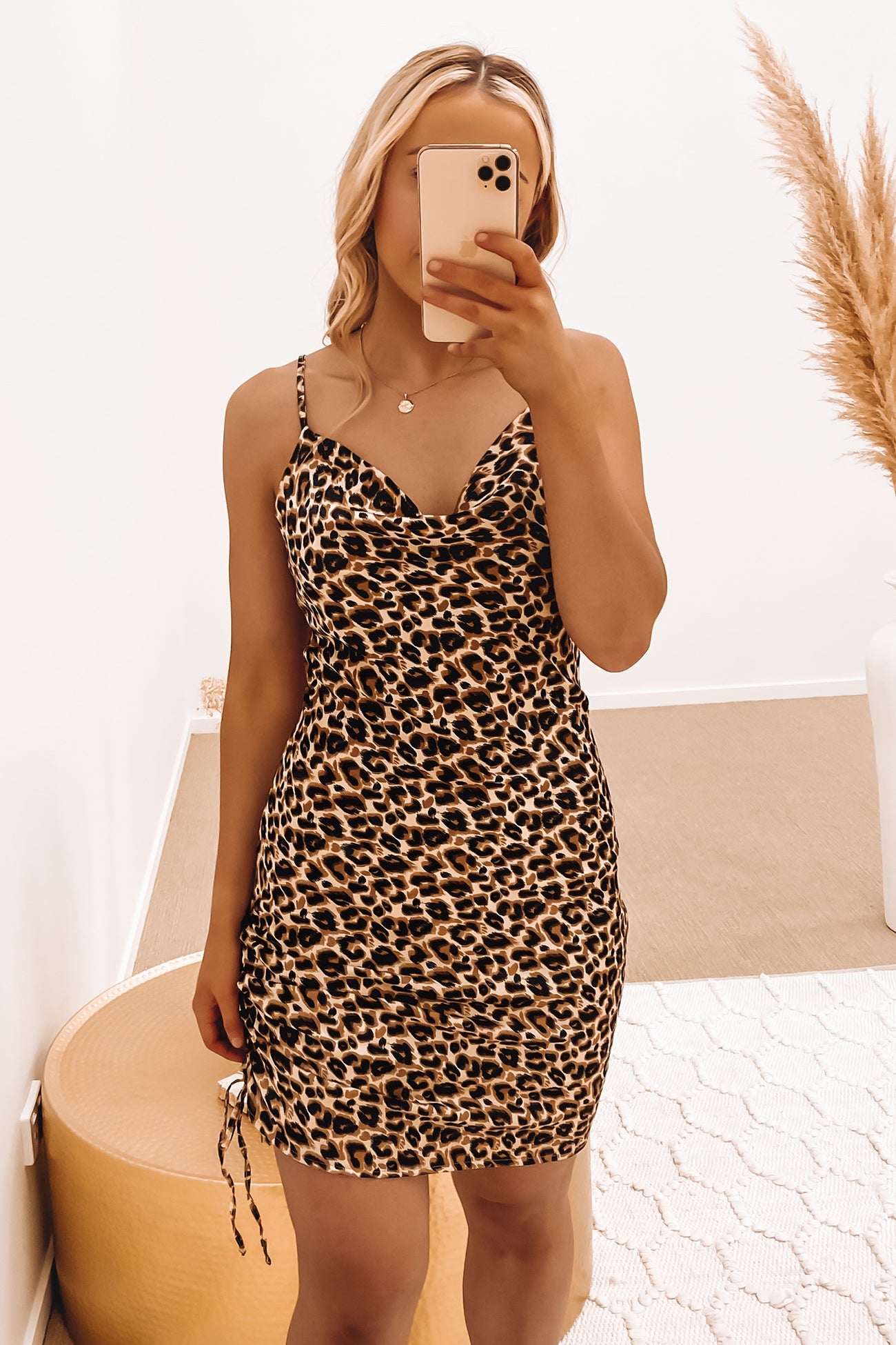 Archer Rouched Mini Dress Print