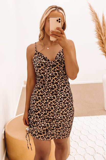 Archer Rouched Mini Dress Print