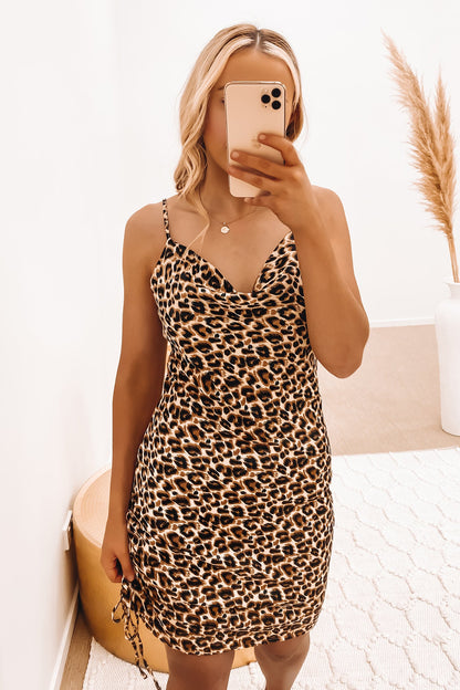 Archer Rouched Mini Dress Print