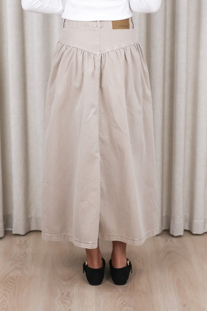 Arlo Maxi Skirt Beige