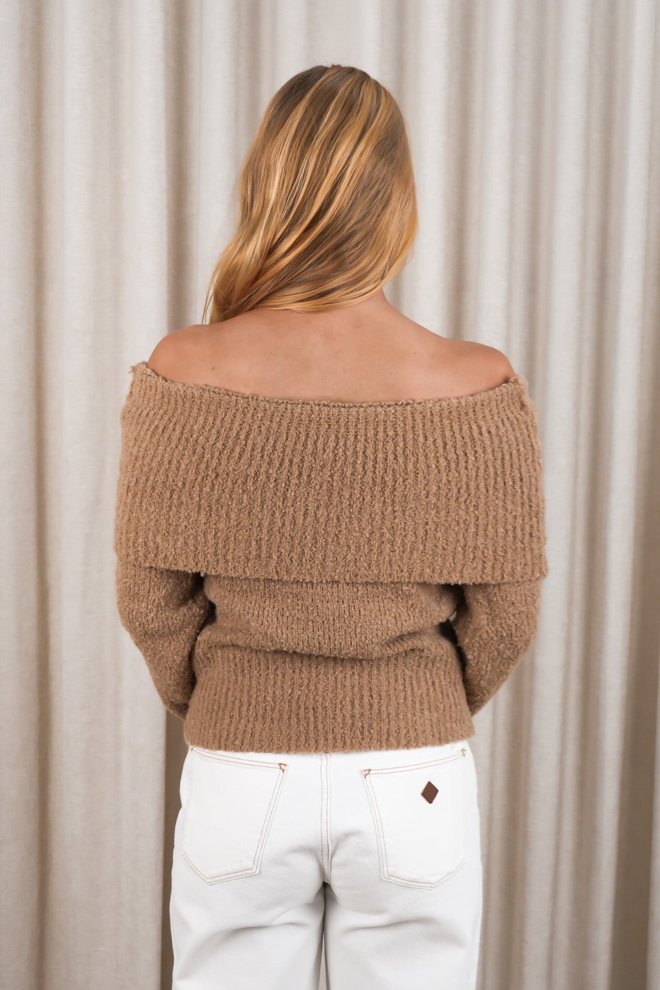 Ashlan Knit Jumper Brown