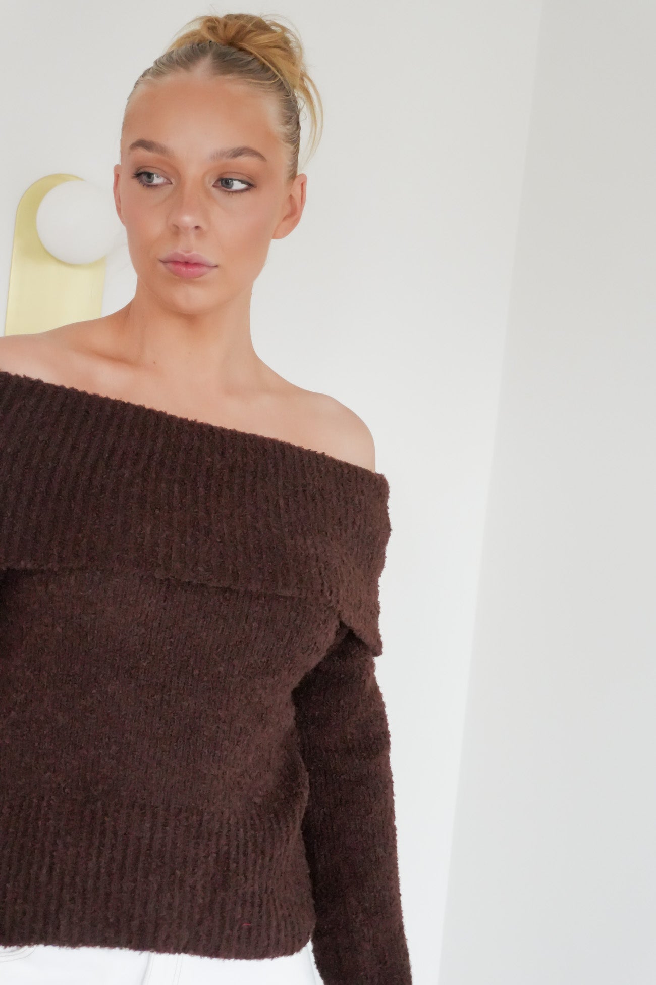 Ashlan Knit Jumper Chocolate