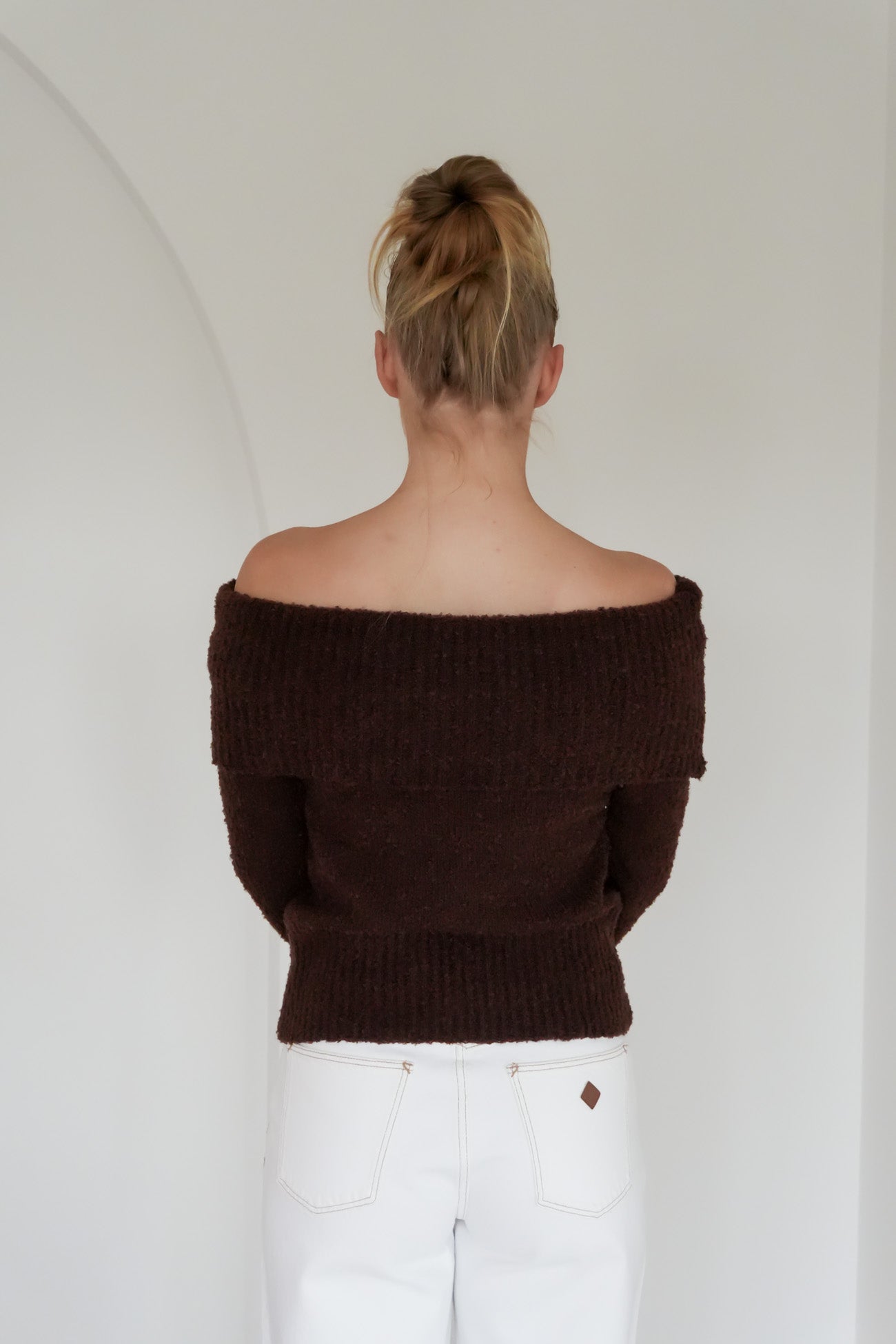 Ashlan Knit Jumper Chocolate