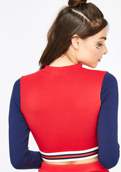 American Beauty Crop Top