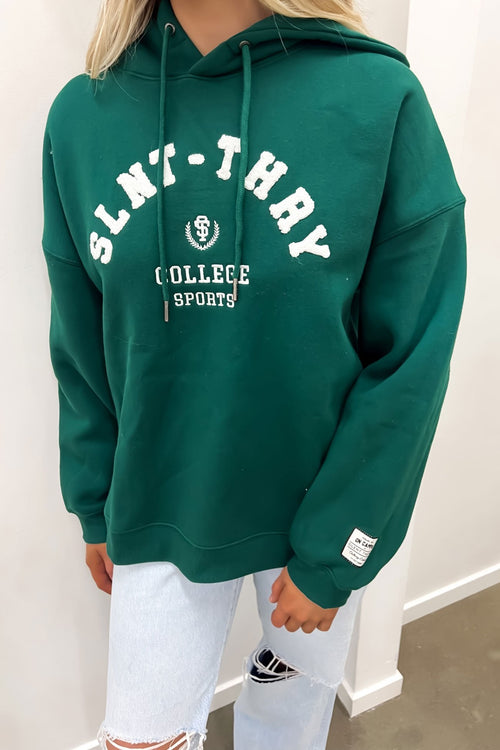 Athletics Hoody Green