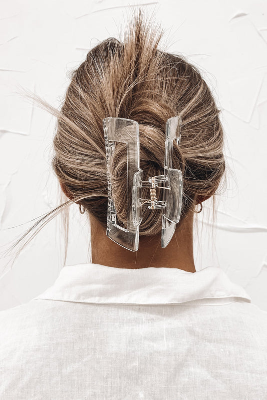 Aubree Claw Clip Clear