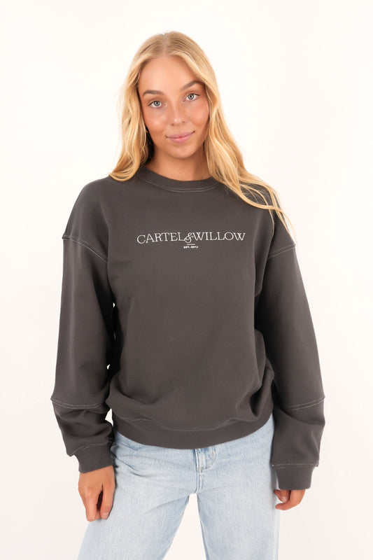 Aubrey Sweater Charcoal