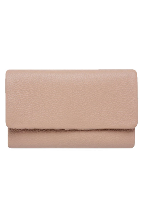 Audrey Wallet Pebble Dusty Pink