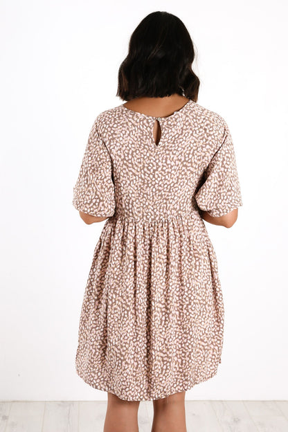 August Dress Brown