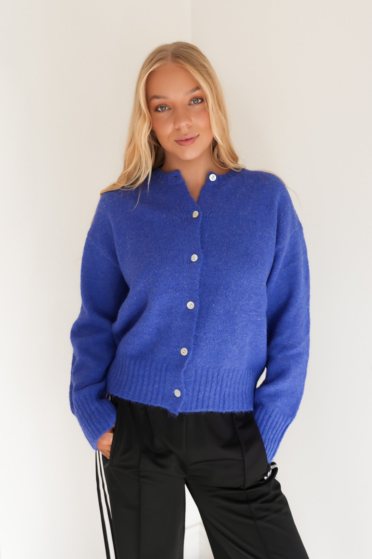 Aurora Cardi Cobalt