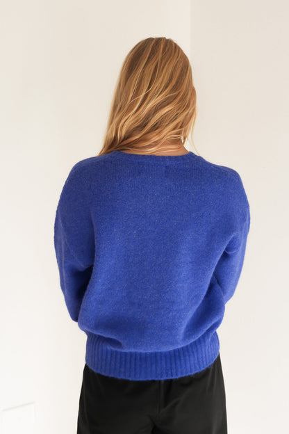 Aurora Cardi Cobalt