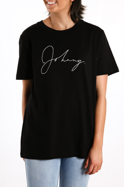 Autograph Tee Black