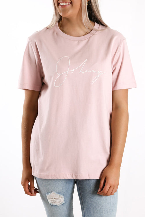 Autograph Tee Blush