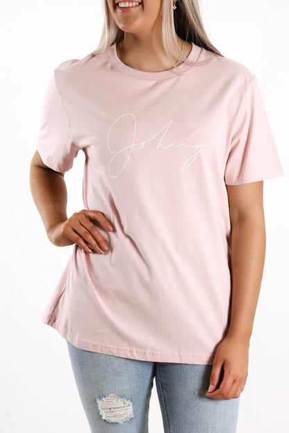 Autograph Tee Blush