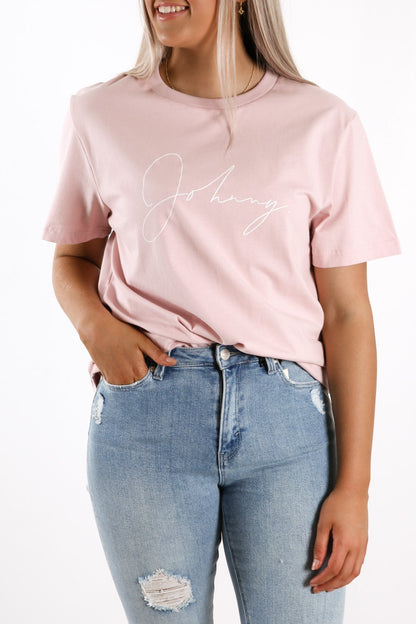 Autograph Tee Blush