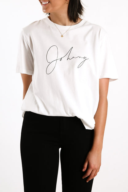Autograph Tee White
