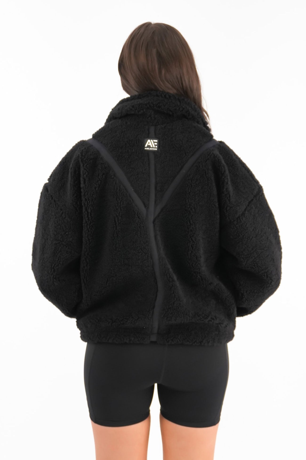 Ava Teddy Jacket Black