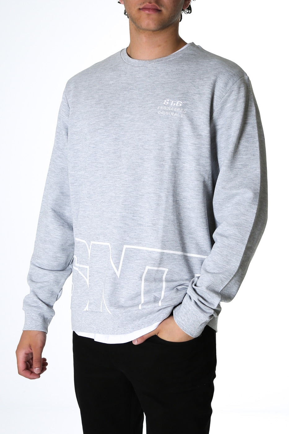 Avalon Crew Grey Marle