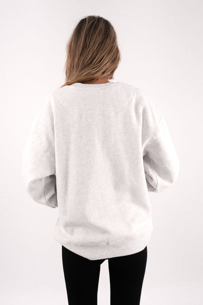 Avenue Relaxed Crew Snow Marle