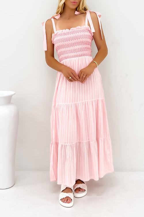 Axel Midi Dress Pink