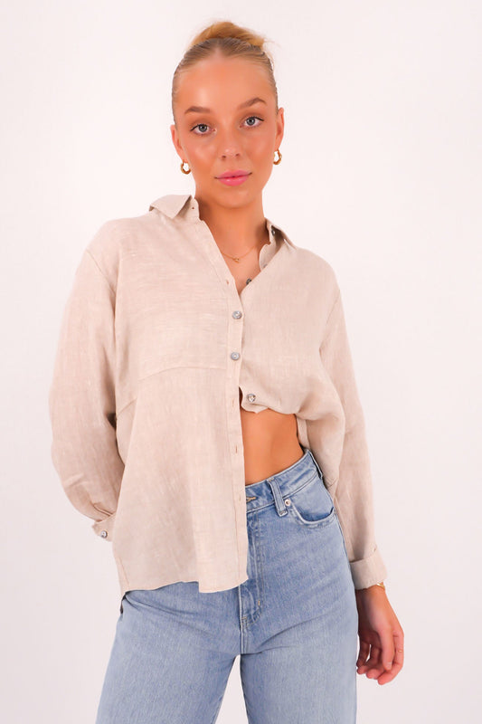 Axel Shirt Beige