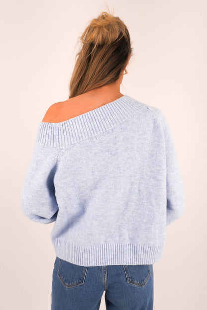 Ayden Knit Jumper Blue