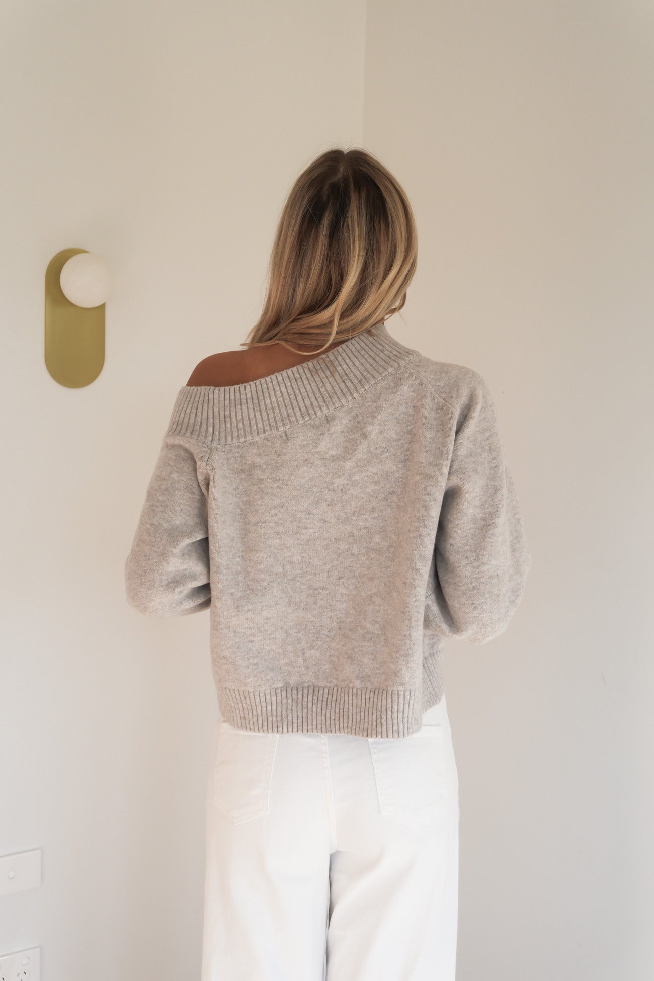 Ayden Knit Jumper Oatmeal