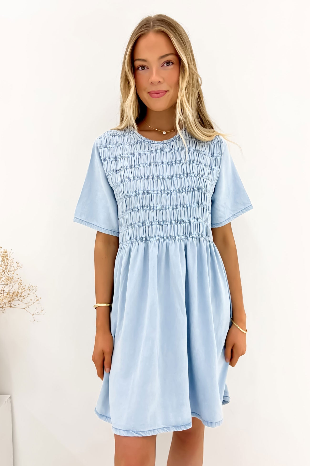 Ayla Denim Mini Dress