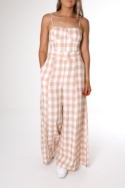 Azalea Jumpsuit Beige
