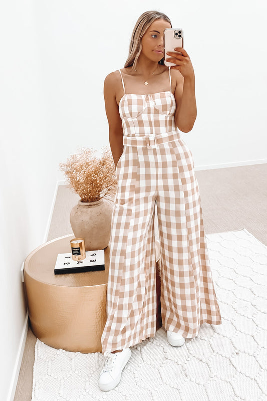 Azalea Jumpsuit Beige