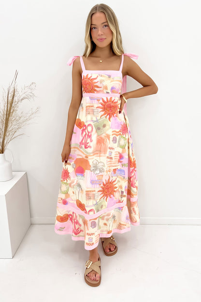 Azuka Midi Dress Roame